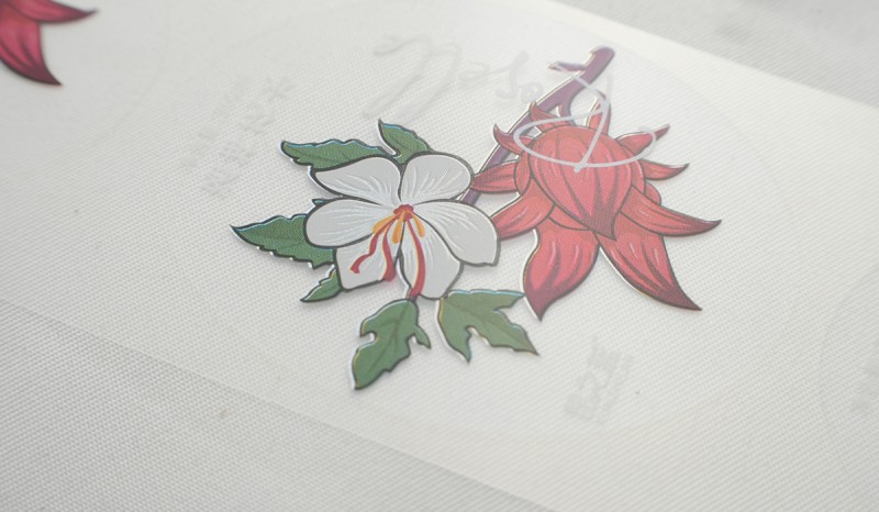 पारदर्शक बीओपीपी लेबल